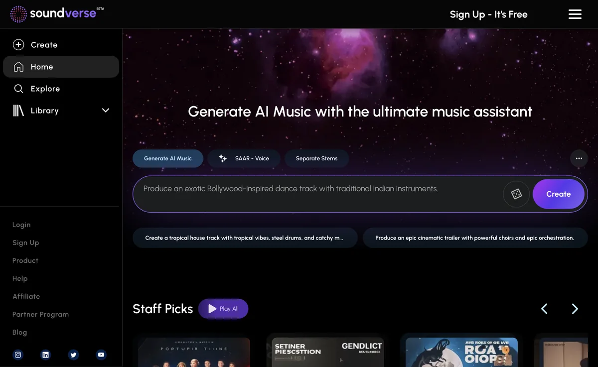 Soundverse AI: The Ultimate AI Music Generator