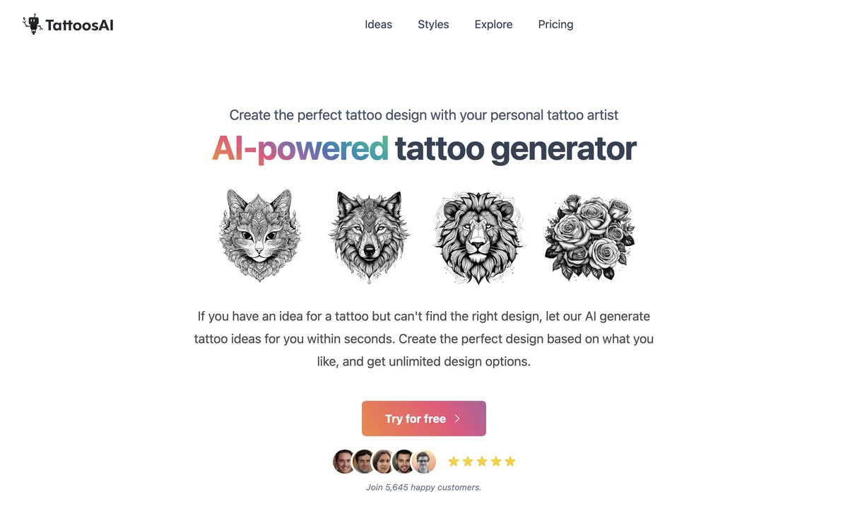 AI-powered Tattoo Generator: Create Unique Designs Easily