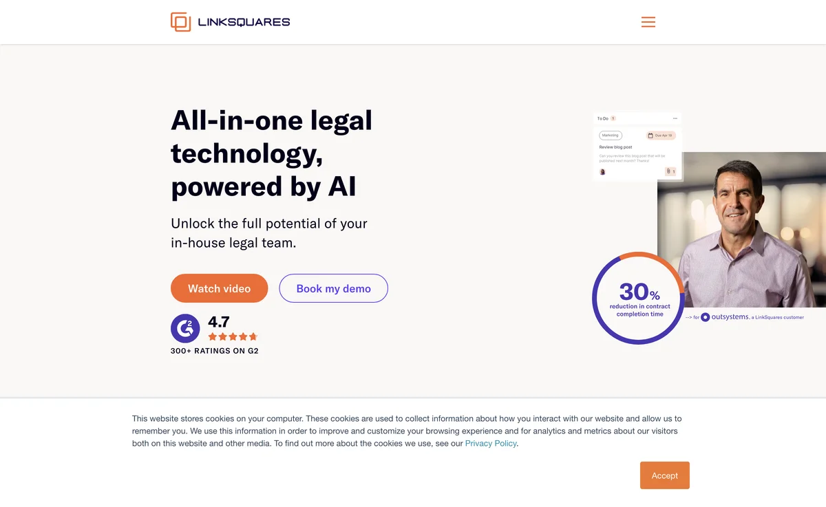 AI-Powered Contract Management for Legal Teams | LinkSquares