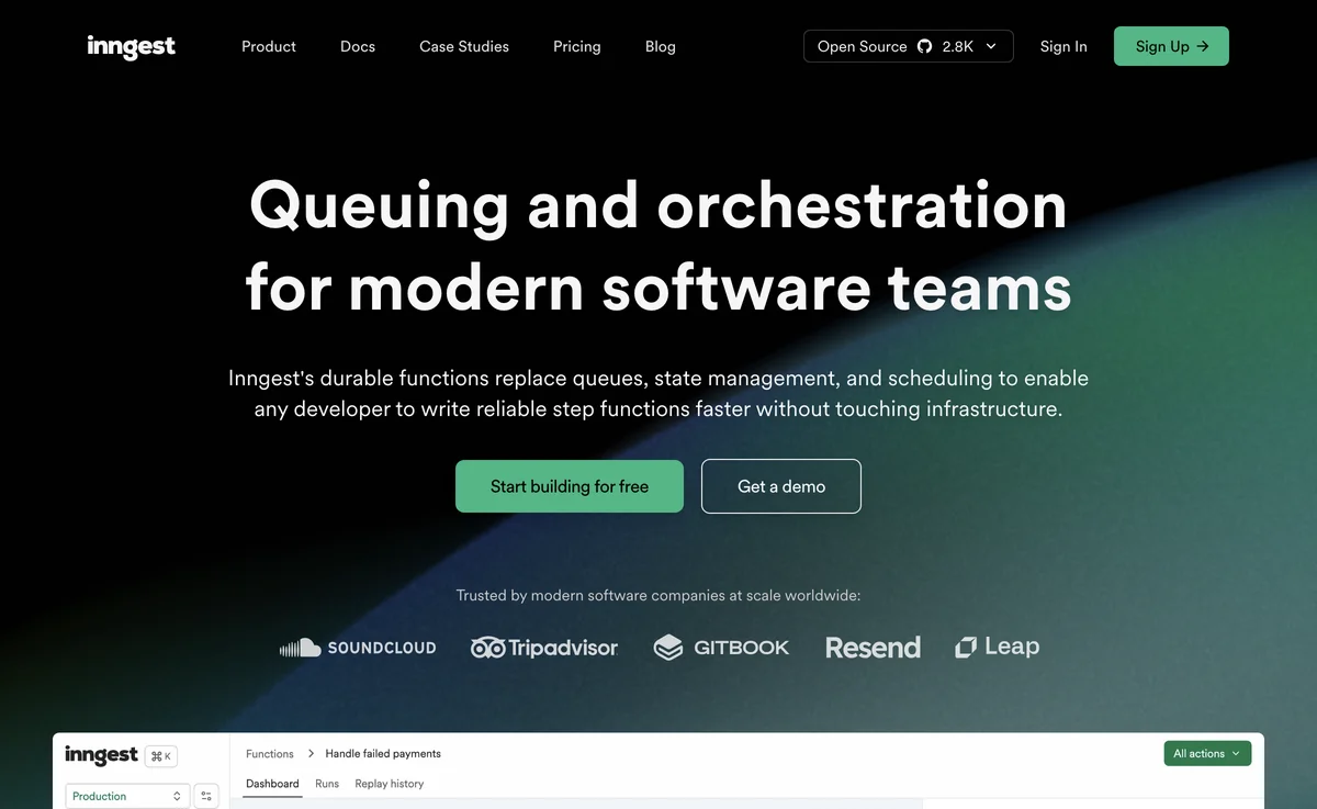 Inngest: Simplifying Queuing and Orchestration for Developers