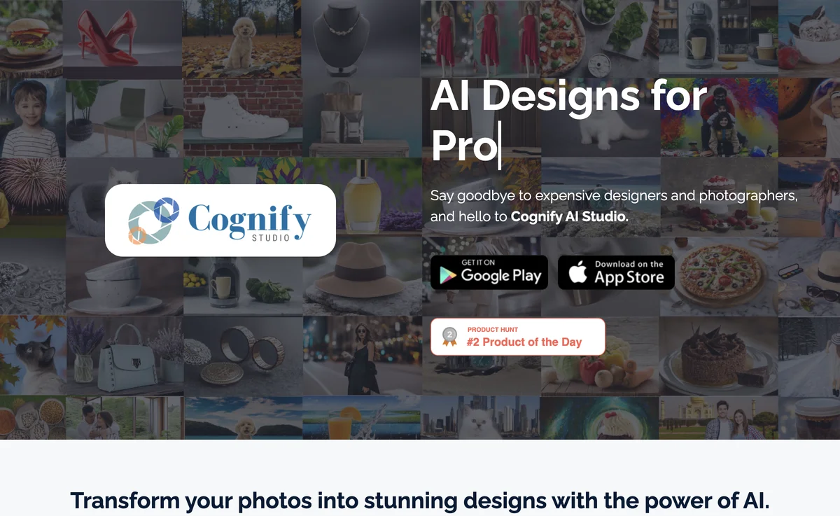 Transform Your Photos with Cognify AI Studio