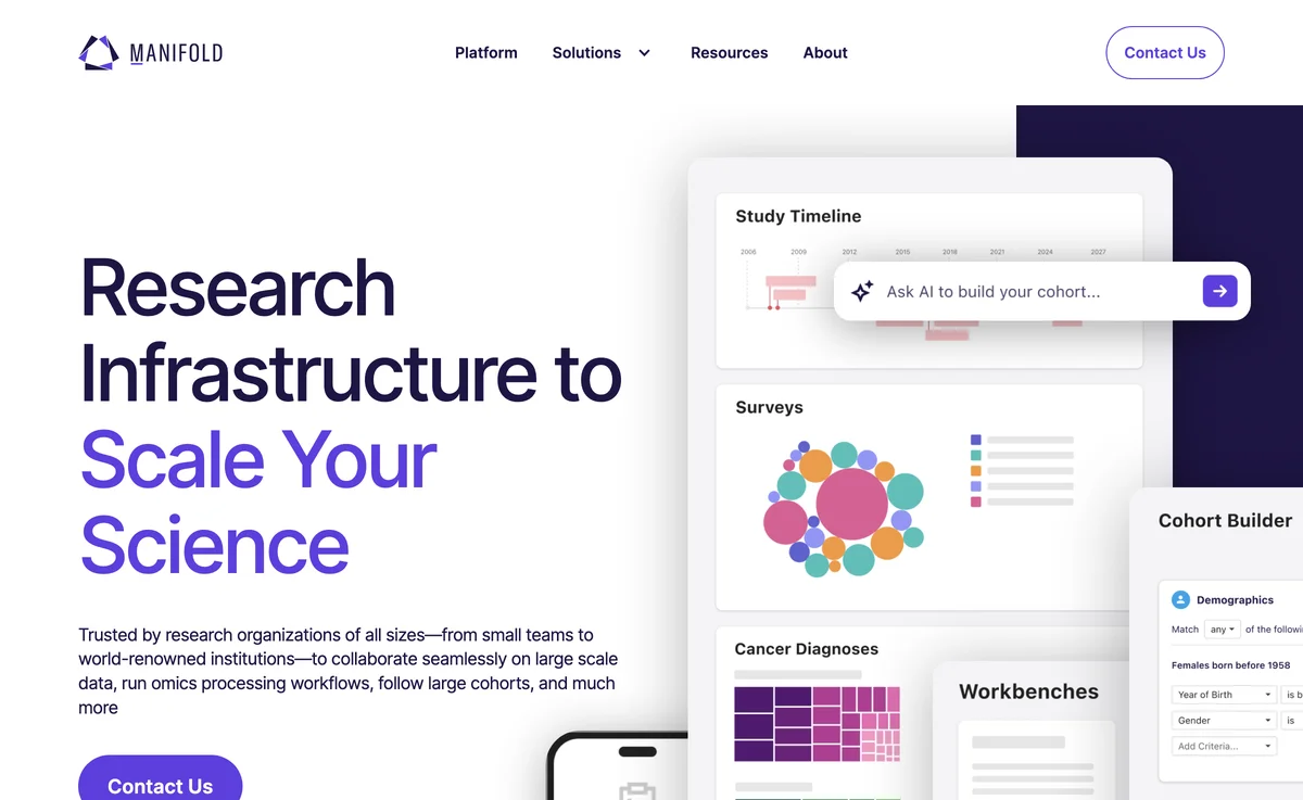 Manifold: Hiện Đại Hóa Nghiên Cứu Ung Thư Của Bạn Với Giải Pháp AI