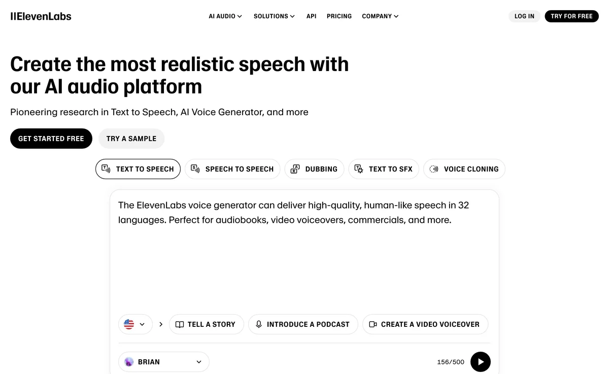 ElevenLabs: Transform Text to Speech with AI Voice Generator