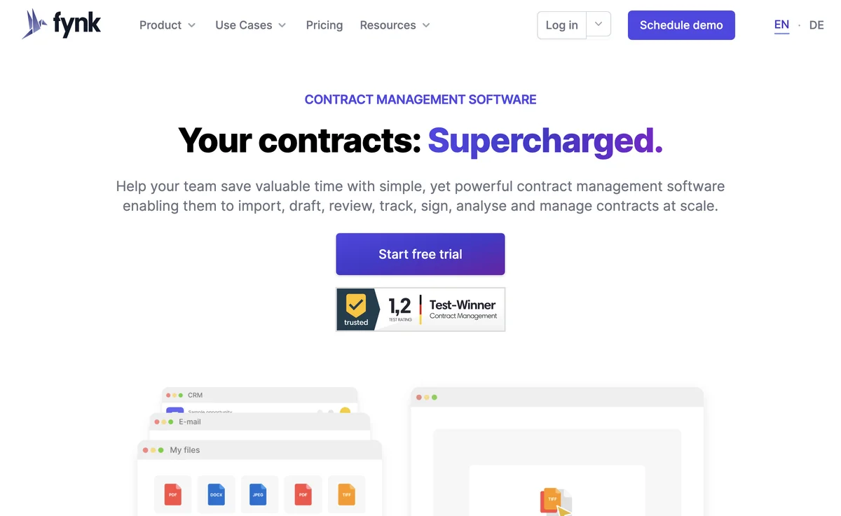 Streamline Your Contracts with fynk: AI Contract Management Software