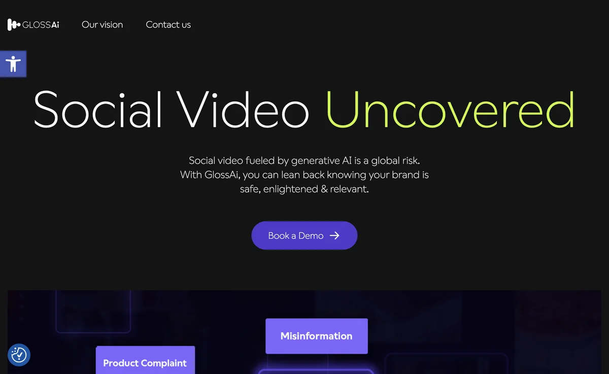 GlossAi – Bảo vệ thương hiệu của bạn với thông tin video xã hội được hỗ trợ bởi AI