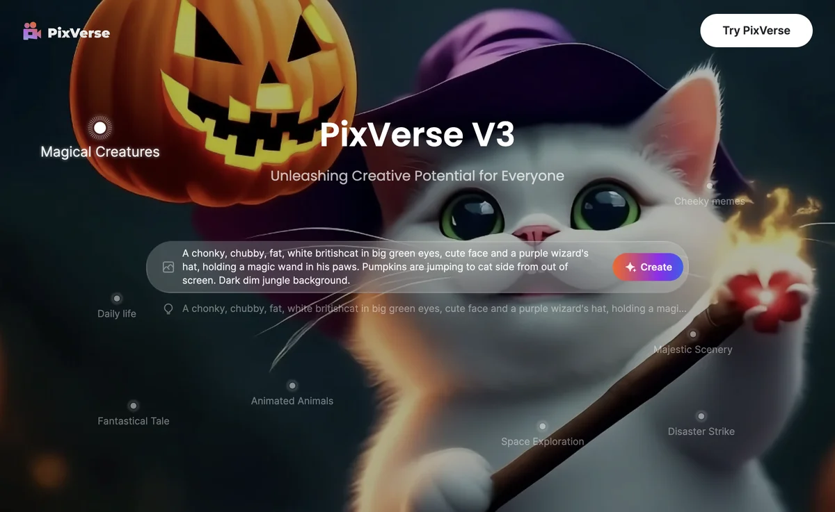 PixVerse - Tạo Video Ấn Tượng với PixVerse AI