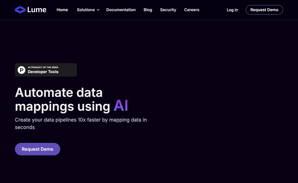 Lume AI: Automate Your Data Mapping Effortlessly