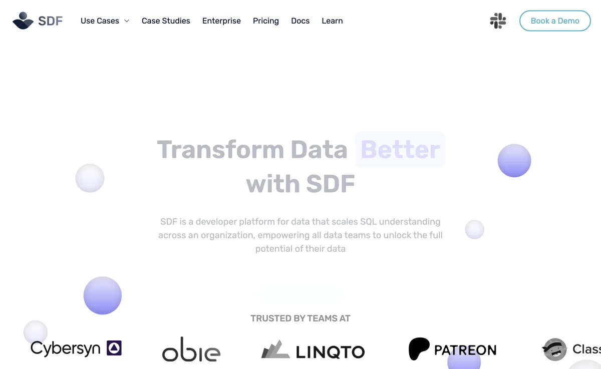 SDF Labs: Transform Your Data Development Experience