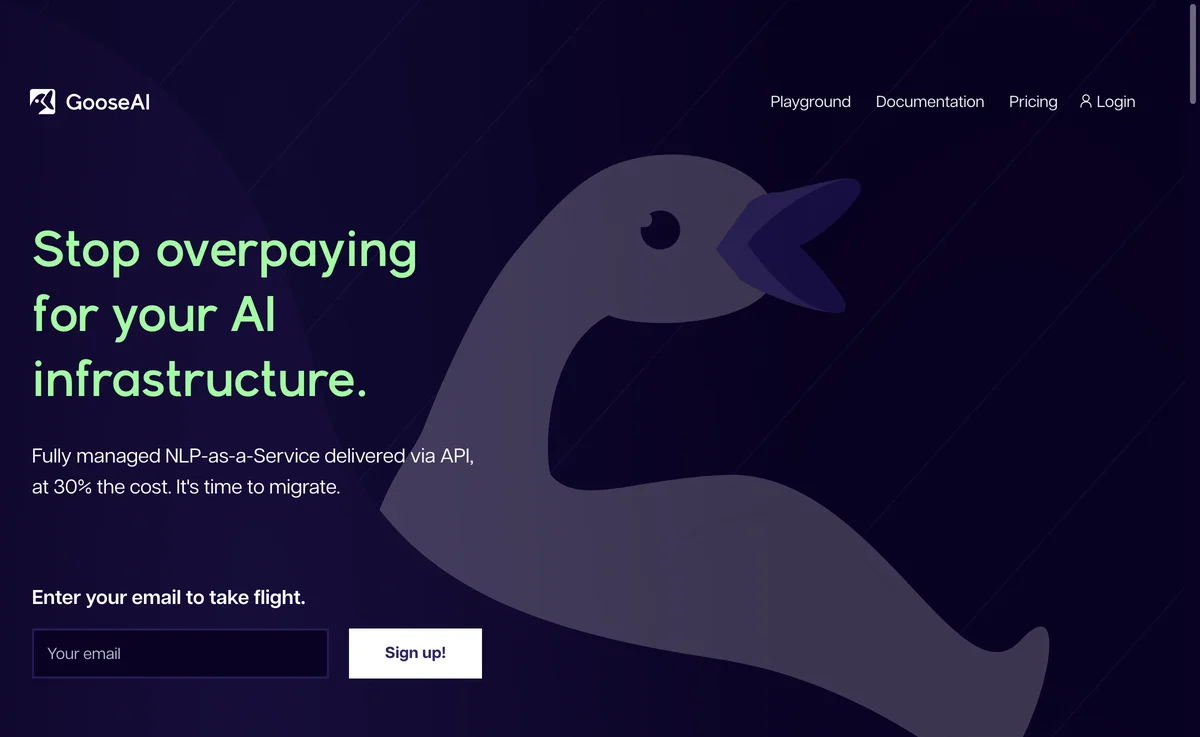 GooseAI: Affordable NLP-as-a-Service for Everyone