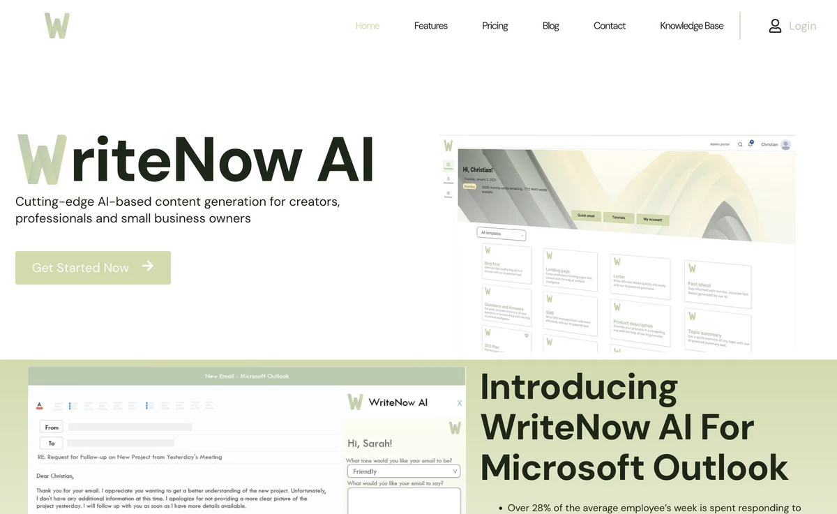 WriteNow AI: Effortless Content Generation for Everyone