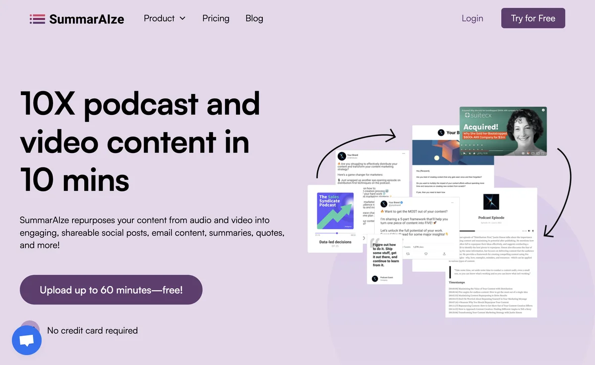 SummarAIze: Transform Your Podcasts and Videos into Text