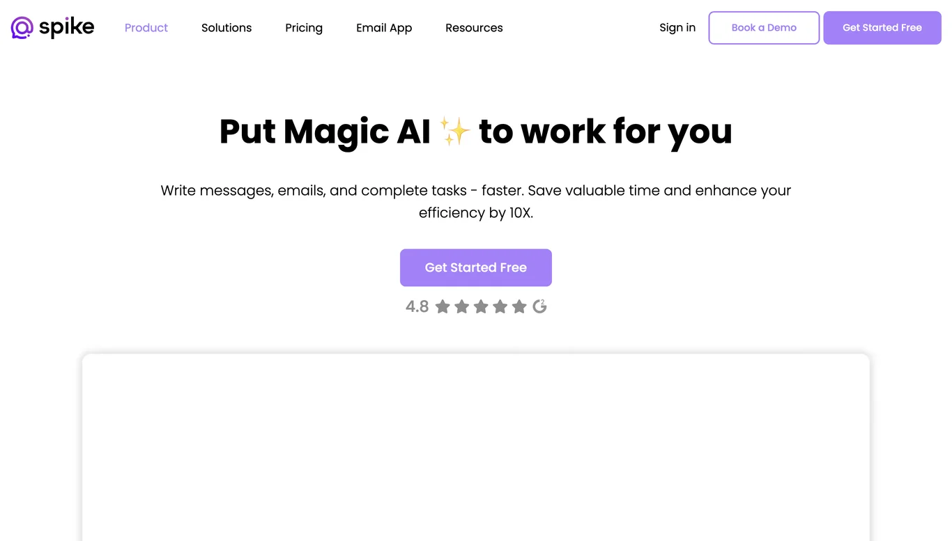 Transform Your Email Writing with Spike Magic AI