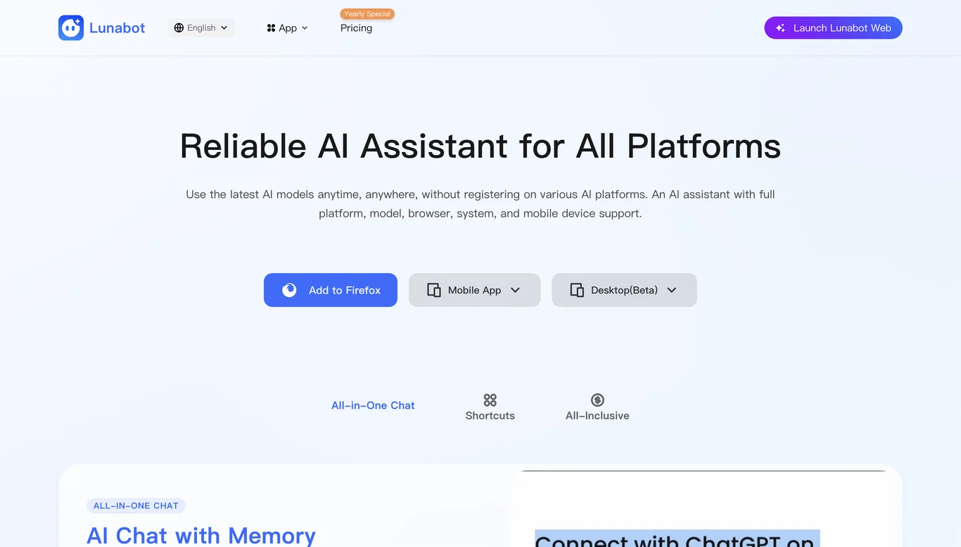 Lunabot: Your AI Assistant for Seamless Productivity