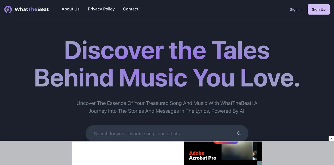 Uncover the Essence of Your Favorite Songs with WhatTheBeat