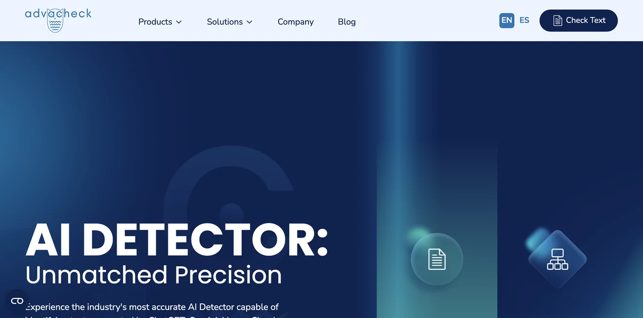 Advacheck: The Most Accurate AI Detector for Texts