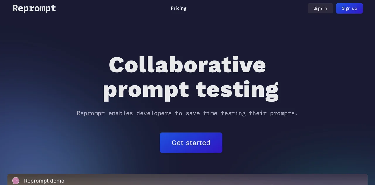 Reprompt: Simplifying Prompt Testing for Developers