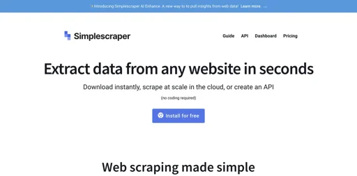 Simplescraper