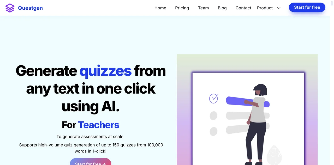 Questgen: AI-Powered Quiz Generator for Educators