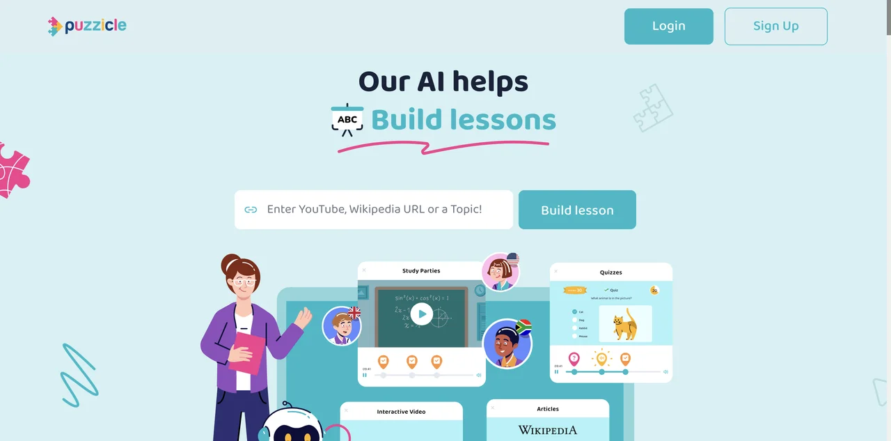 Build-a-Lesson: Create Interactive Lessons with AI