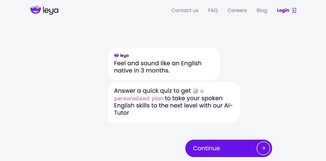 Leya AI: Your Personal AI English Tutor for Quick Mastery