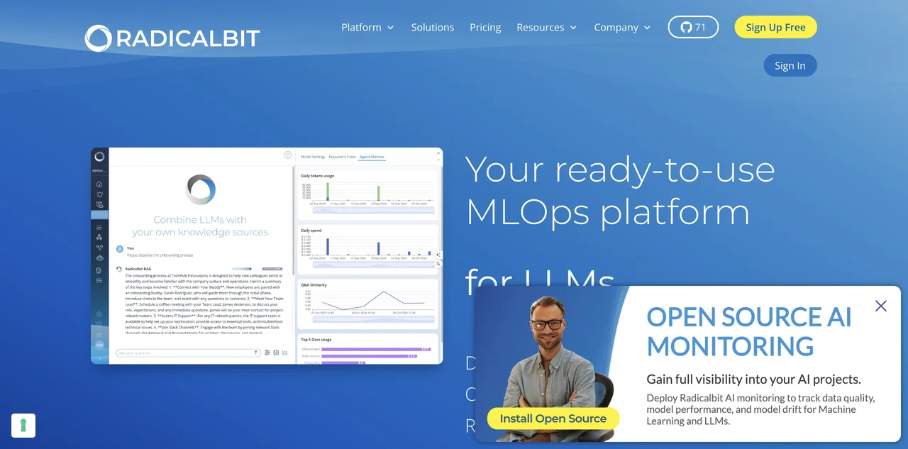 Unlock AI Potential with Radicalbit MLOps Platform