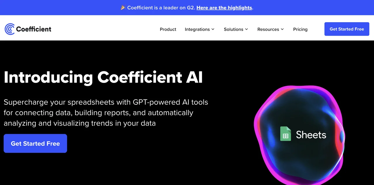 Supercharge Your Spreadsheets with Coefficient's GPT Copilot