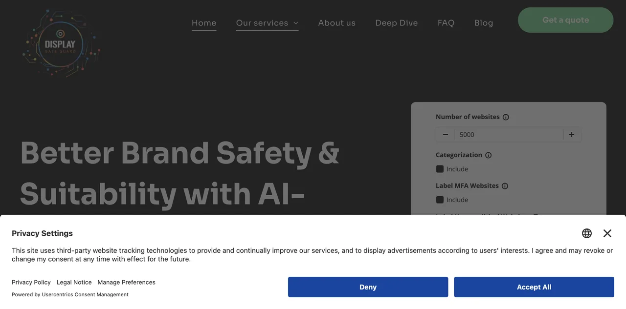 DisplayGateGuard: Your AI Solution for Brand Safety