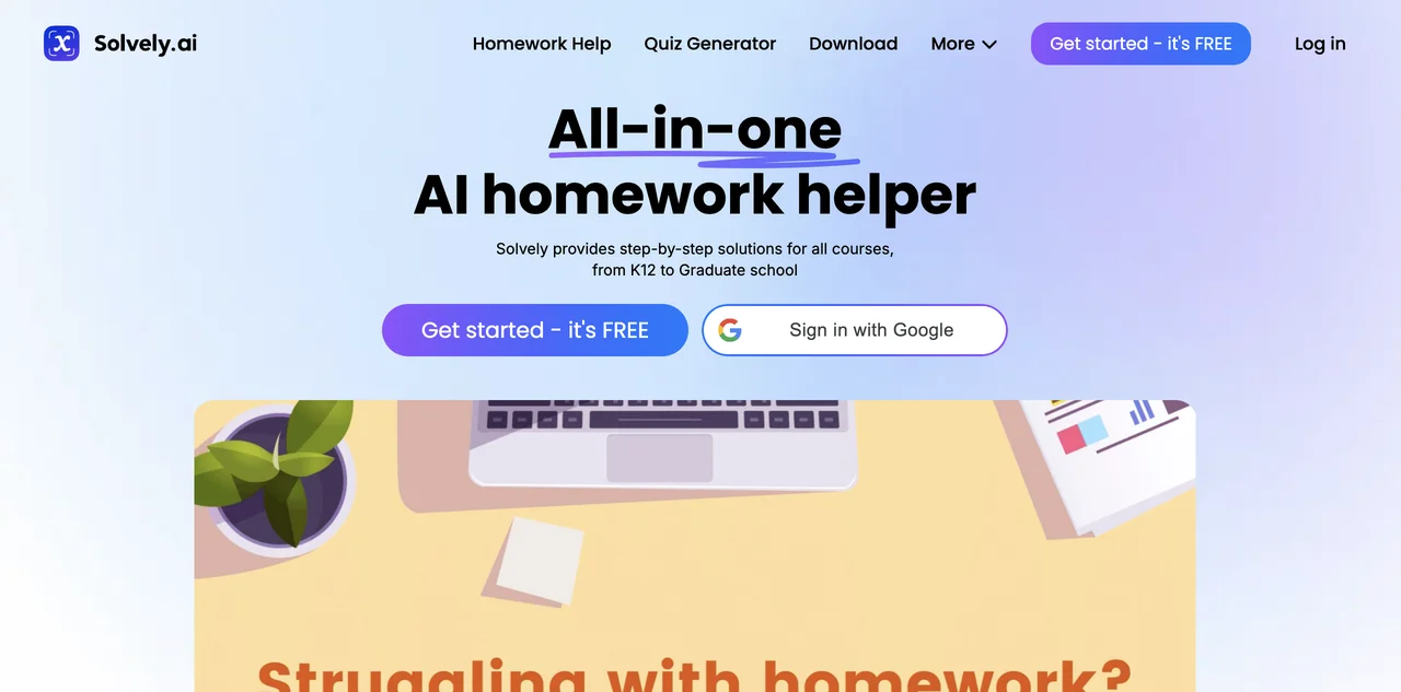 Solvely: The Ultimate AI Homework Helper for Students