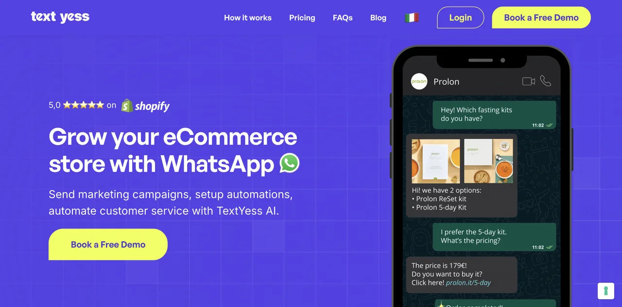 Boost Your eCommerce with TextYess AI on WhatsApp