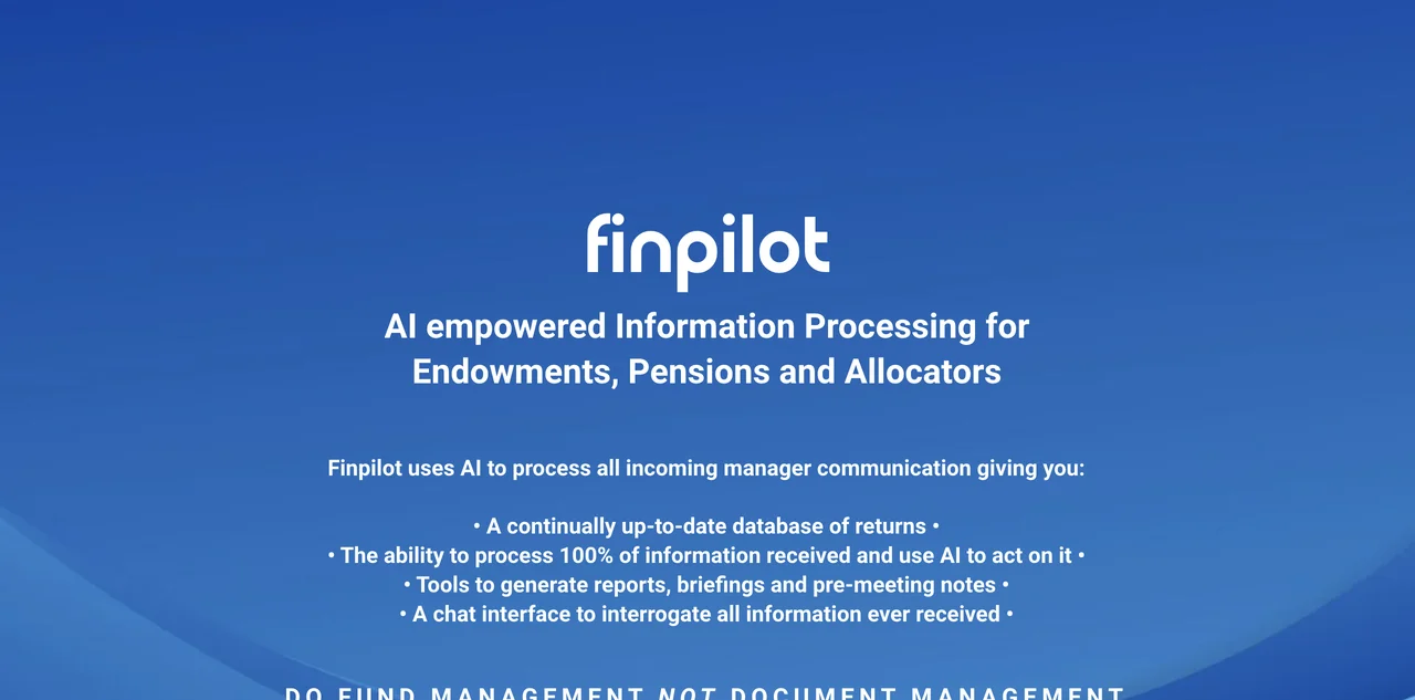 Finpilot: AI-Powered Information Processing for Finance