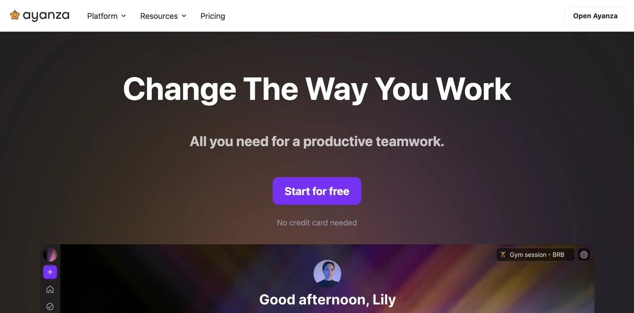 Ayanza: Transform Your Team Collaboration with AI