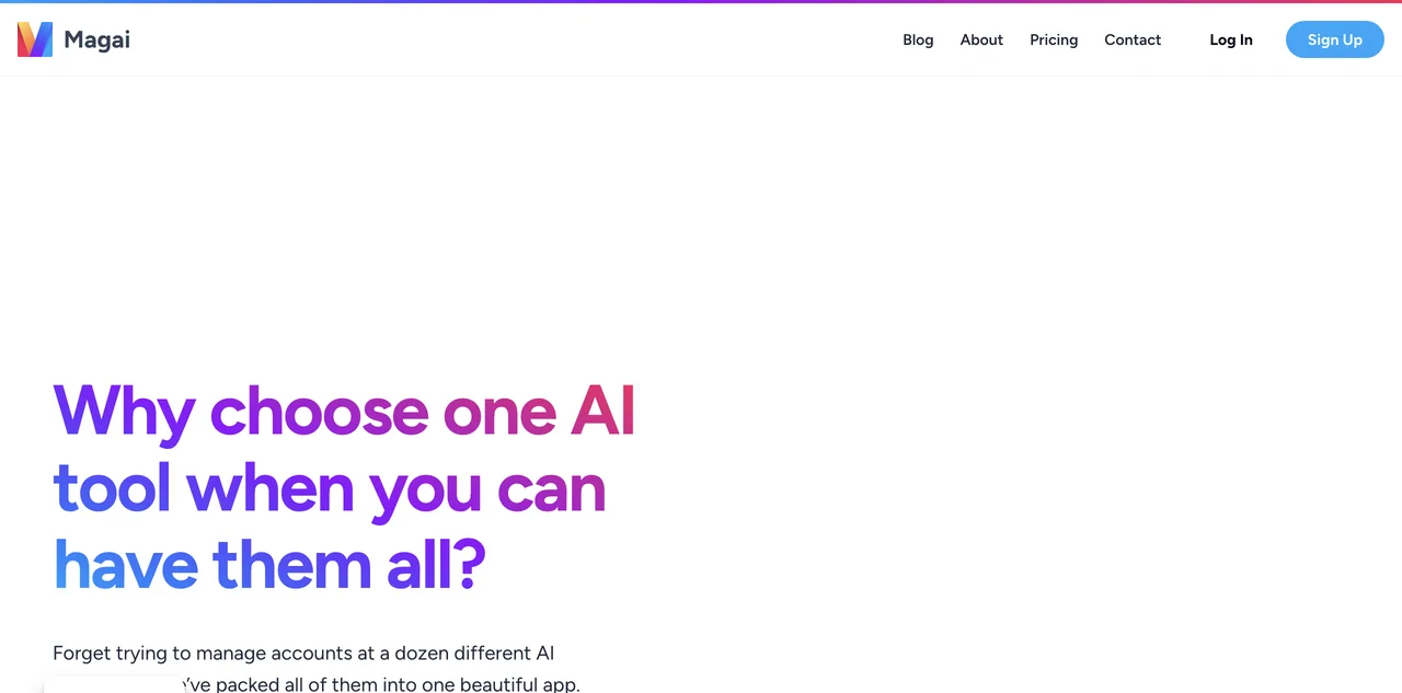 Magai: Your Ultimate AI Toolbox for Professionals