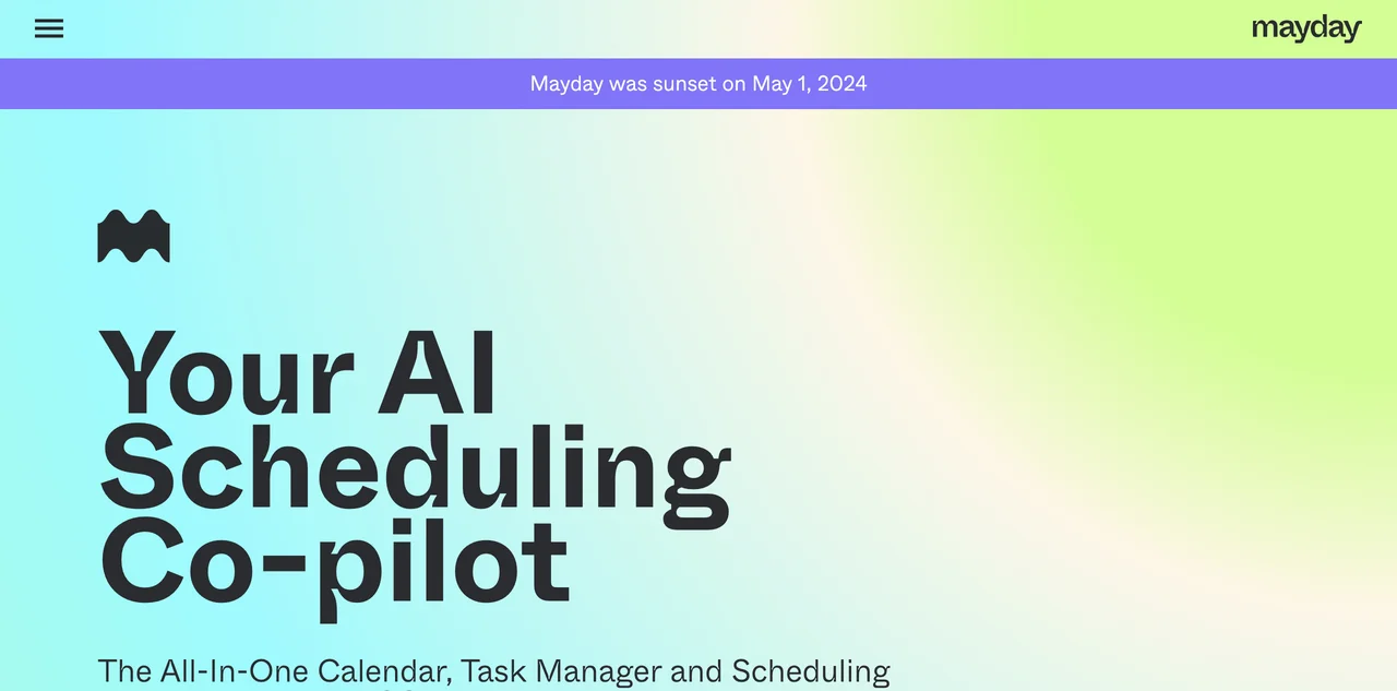 Mayday: The AI-Assisted Calendar for Efficient Scheduling