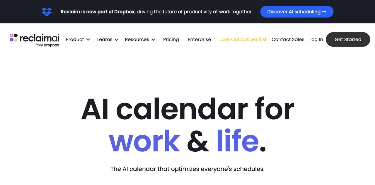 Reclaim AI: Smart Scheduling App for Teams