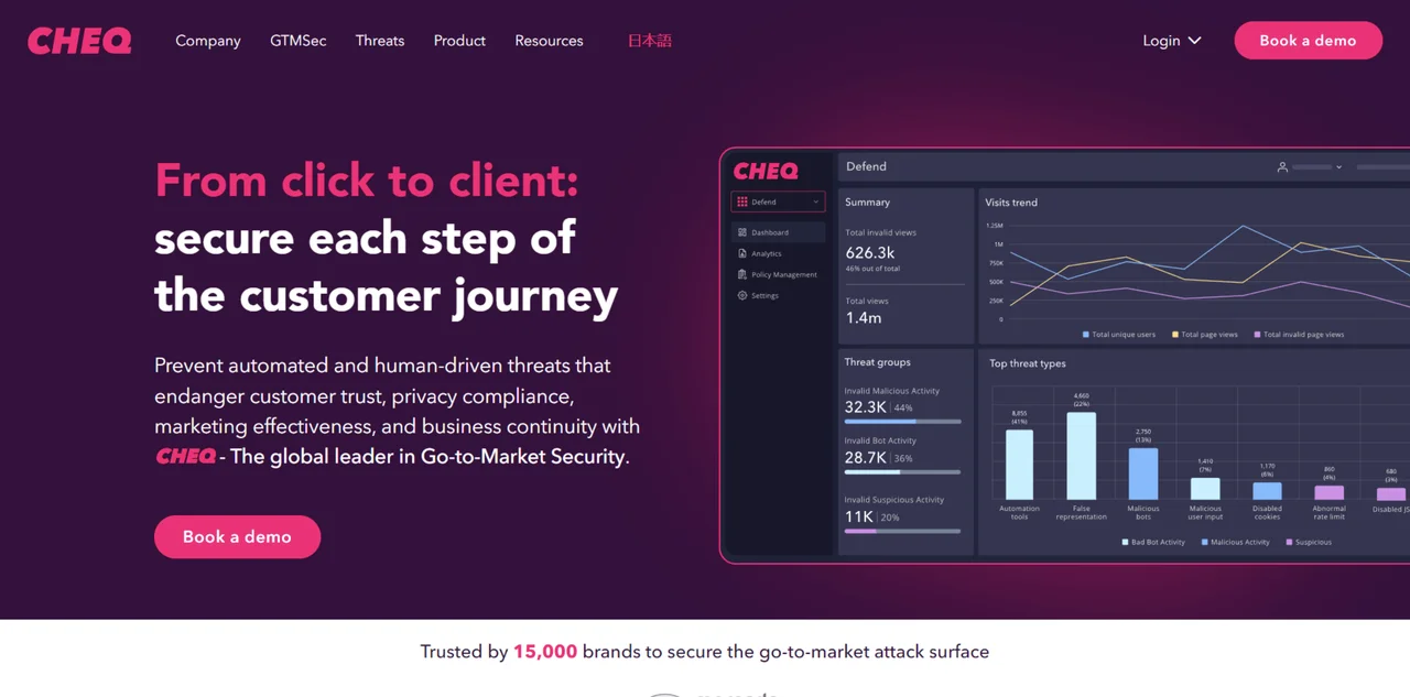 CHEQ: Leading Go-to-Market Security Solutions