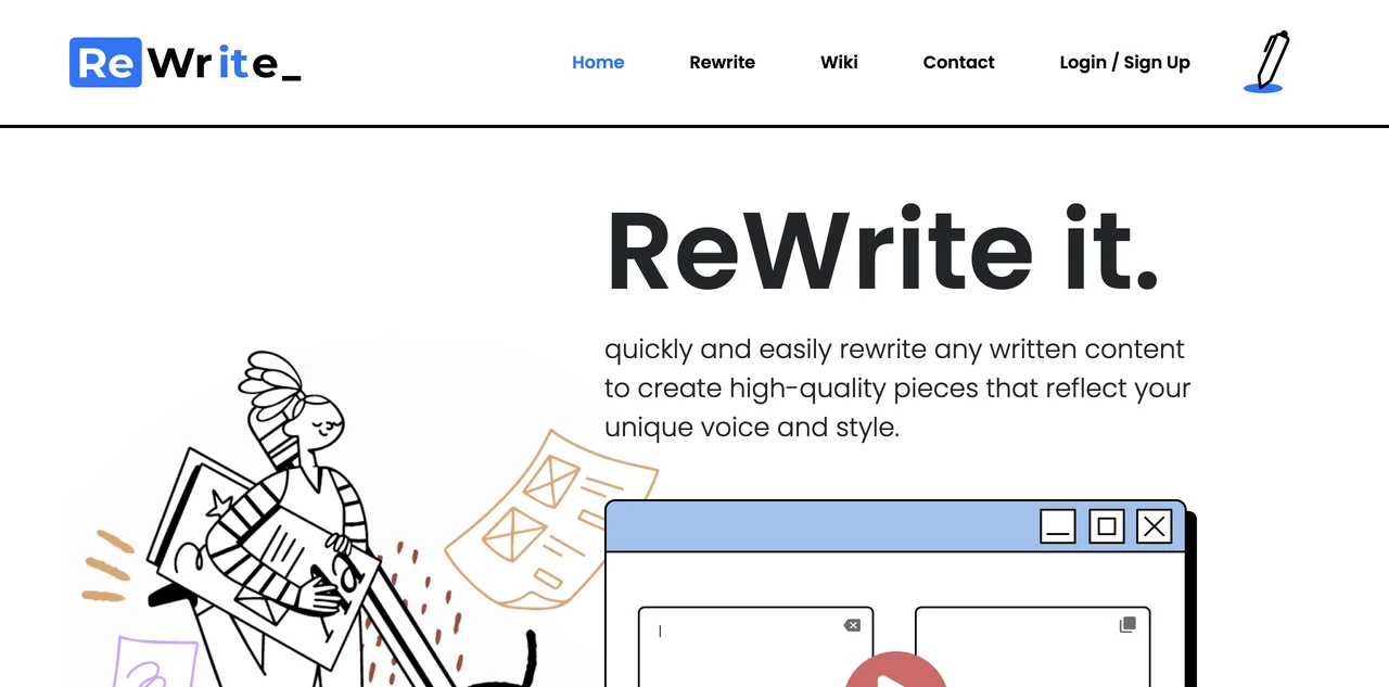 ReWrite It.AI: Enhance Your Writing with AI Technology