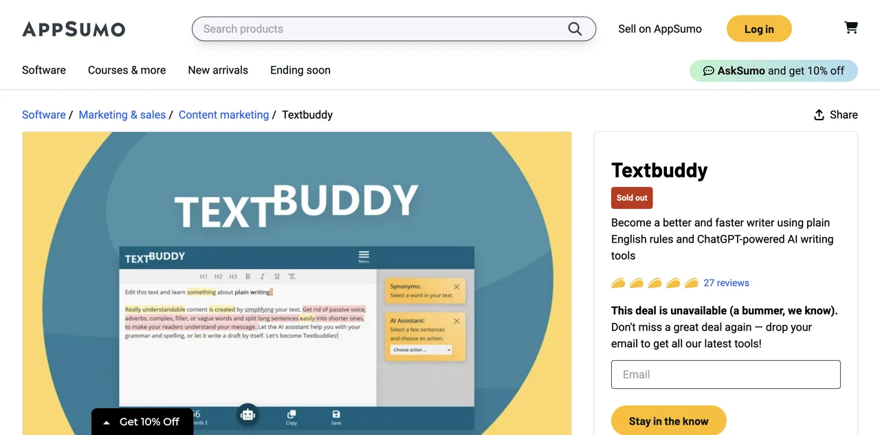 Textbuddy: Your AI Writing Assistant for Clear Communication