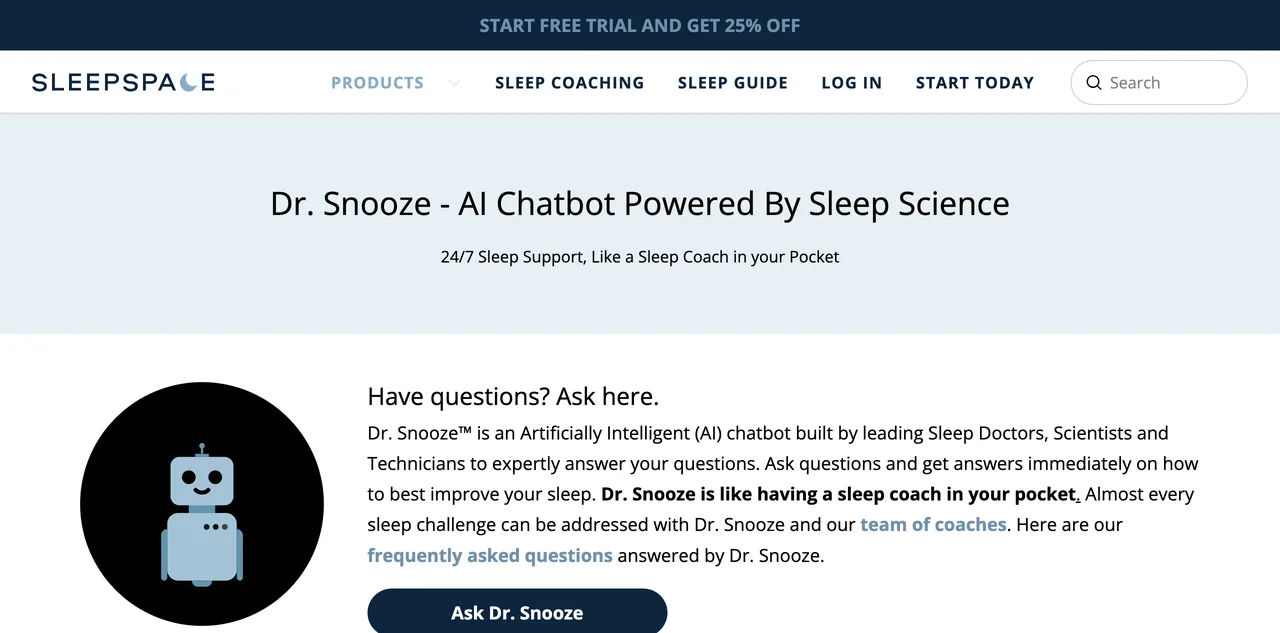 Dr. Snooze: Trợ Lý Giấc Ngủ AI 24/7 Cải Thiện Giấc Ngủ