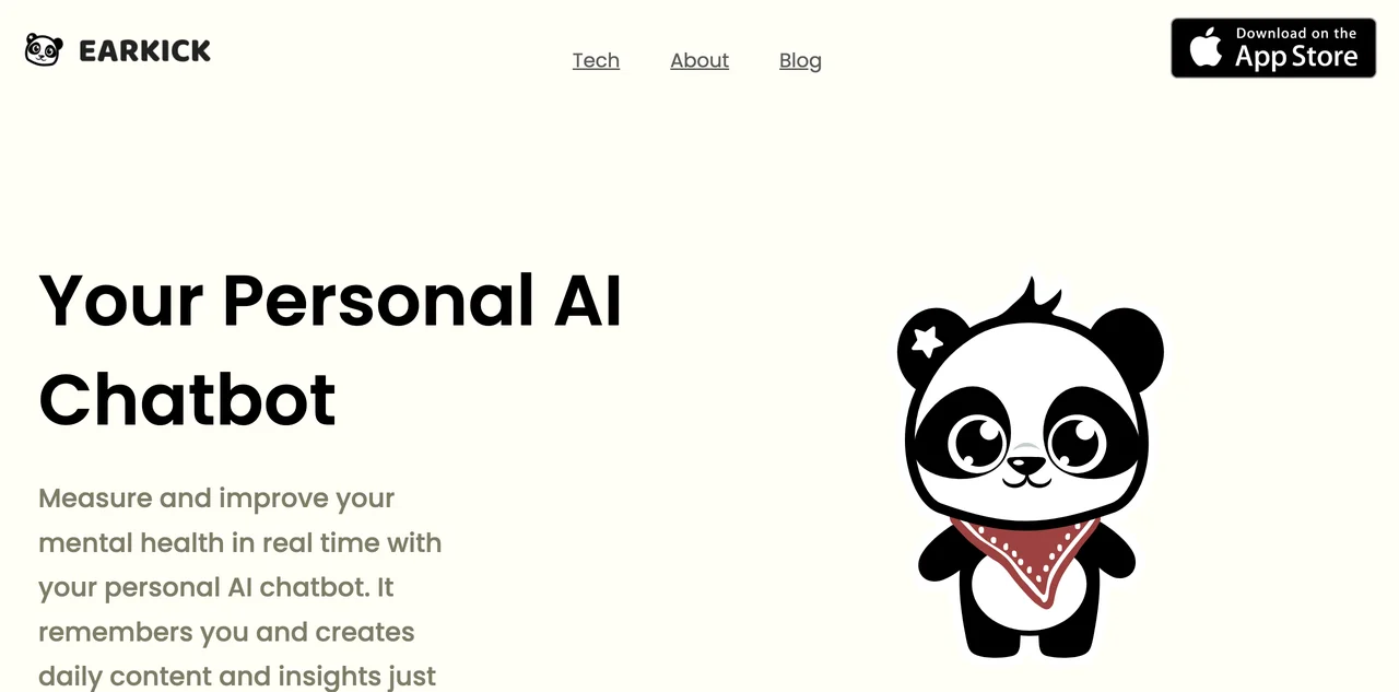 Earkick: Your Personal AI Chatbot for Mental Health