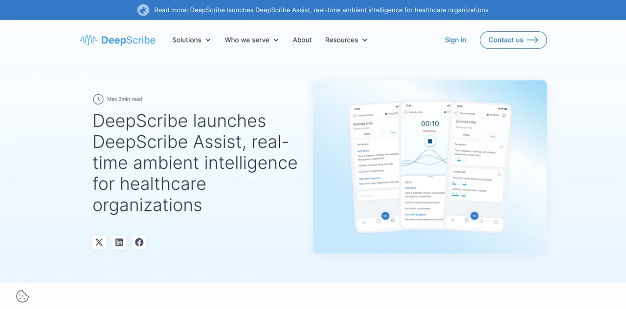 Transform Healthcare with DeepScribe AI Medical Scribe