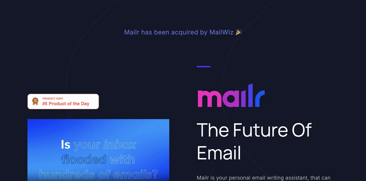 Mailr - The Ultimate AI Email Assistant