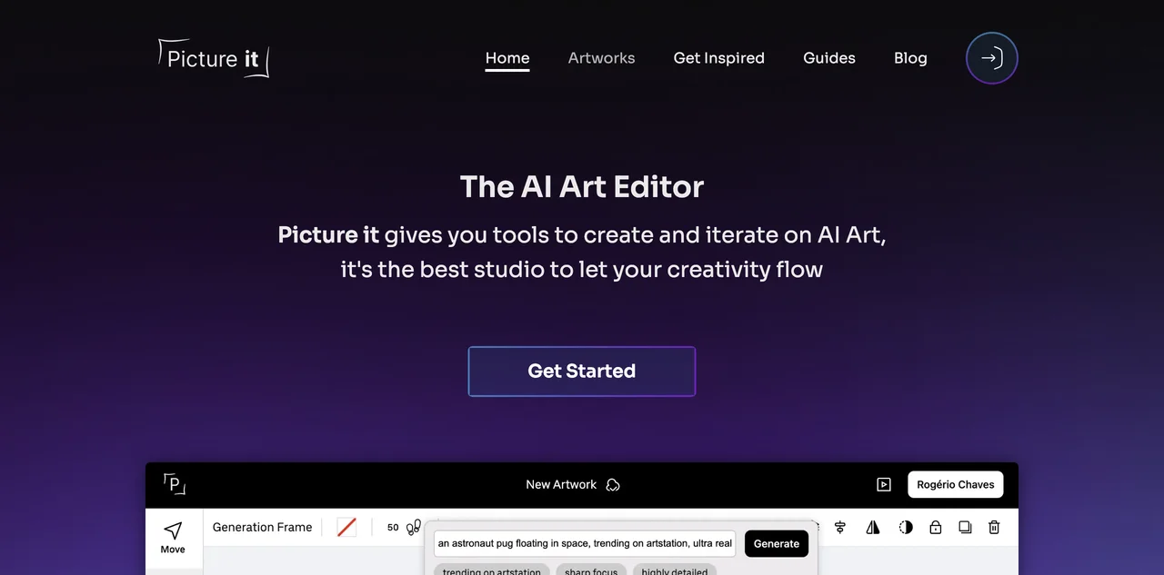 Picture it - The Ultimate AI Art Editor for Creatives