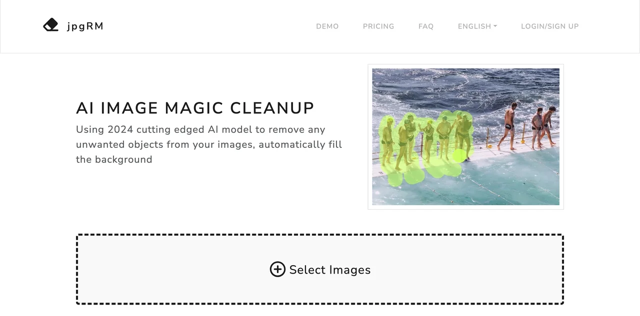 jpgRM: AI Image Magic Cleanup for Effortless Photo Editing