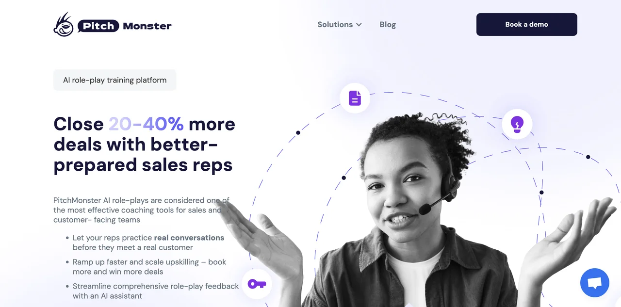Boost Sales Performance with PitchMonster's AI Role-Play Training