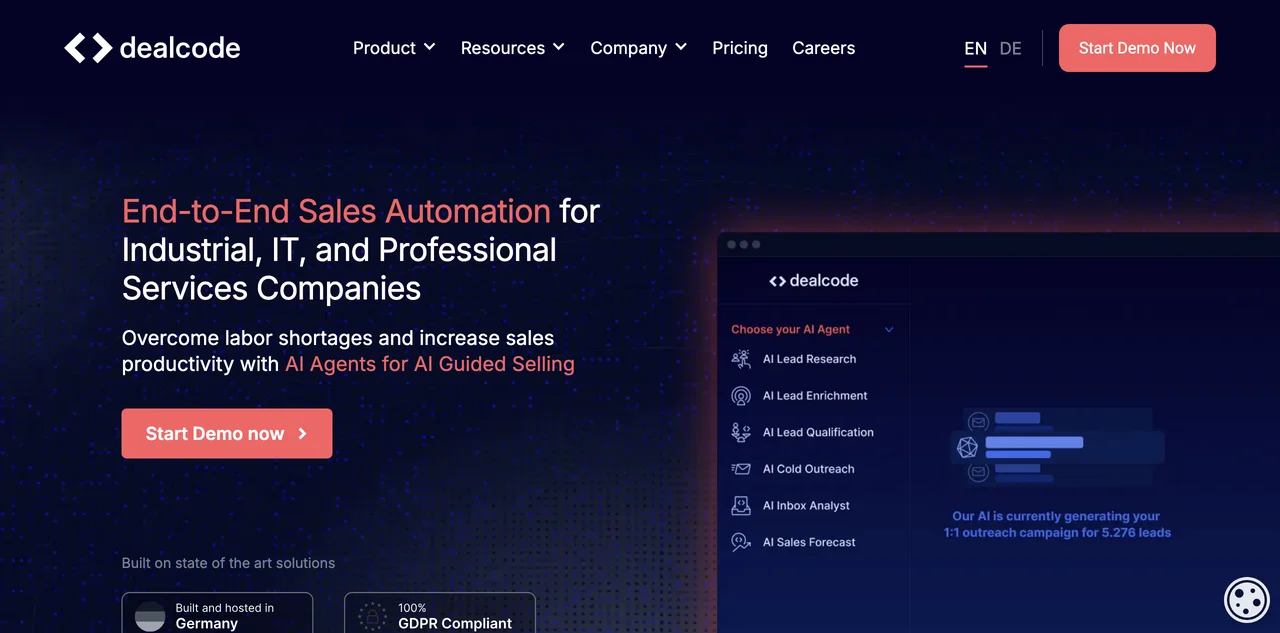 Revolutionize Your Sales Process with dealcode AI