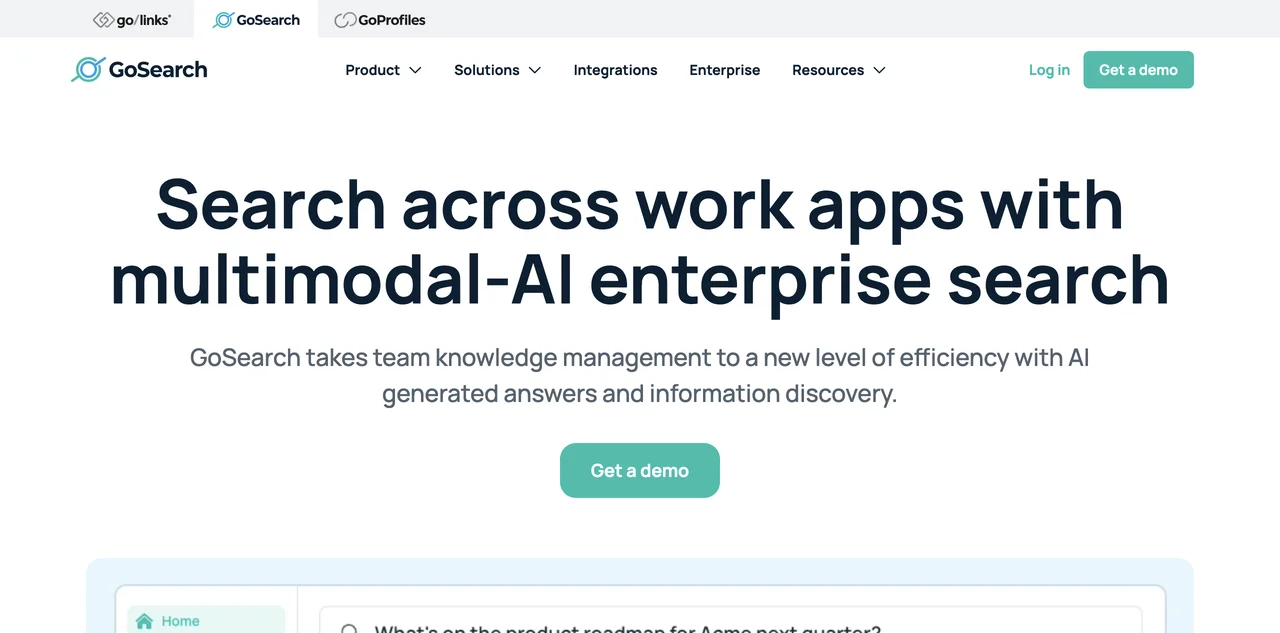 Unlock Knowledge with GoSearch: AI-Powered Enterprise Search