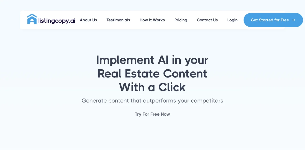 listingcopy.ai: AI-Powered Real Estate Content Generation