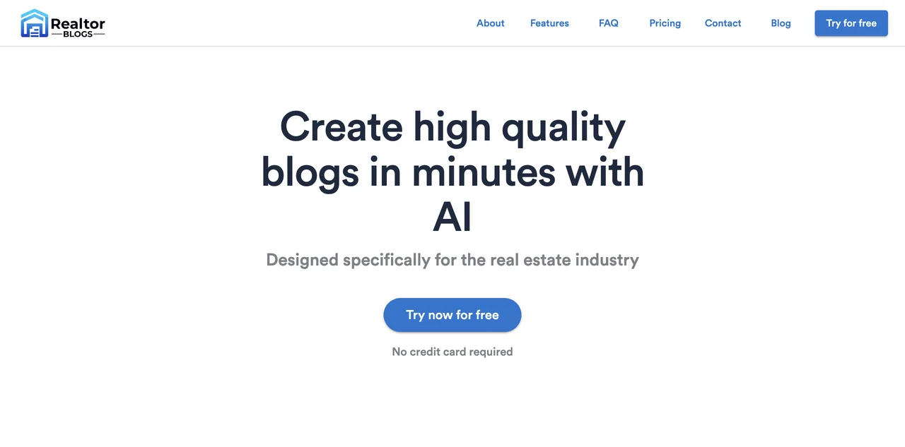 Realtor Blogs: AI Content Creation for Real Estate Agents