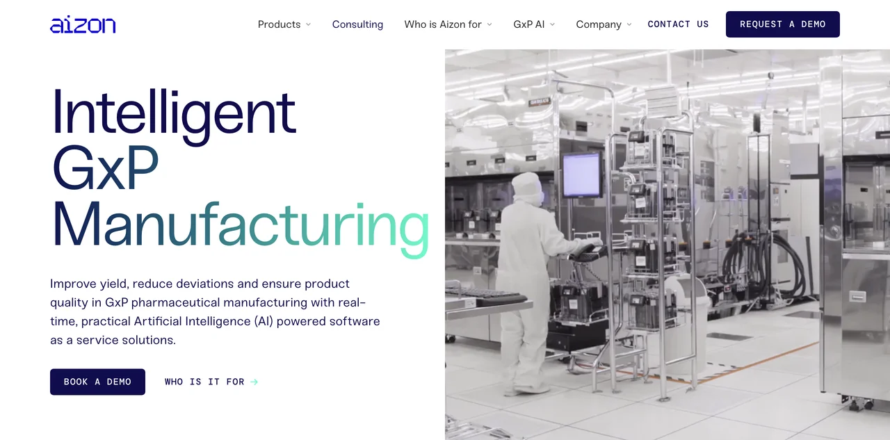 Aizon – Intelligent GxP Manufacturing Solutions