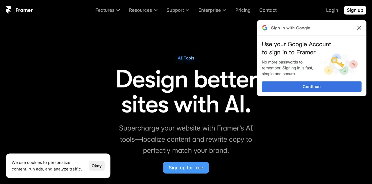 Framer AI Website Builder Tools | Translate, Rewrite & Style